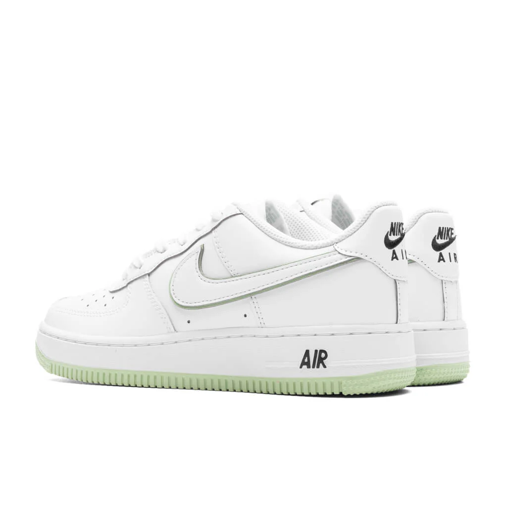 Air Force 1 (GS) - White/Honeydew - Image 3