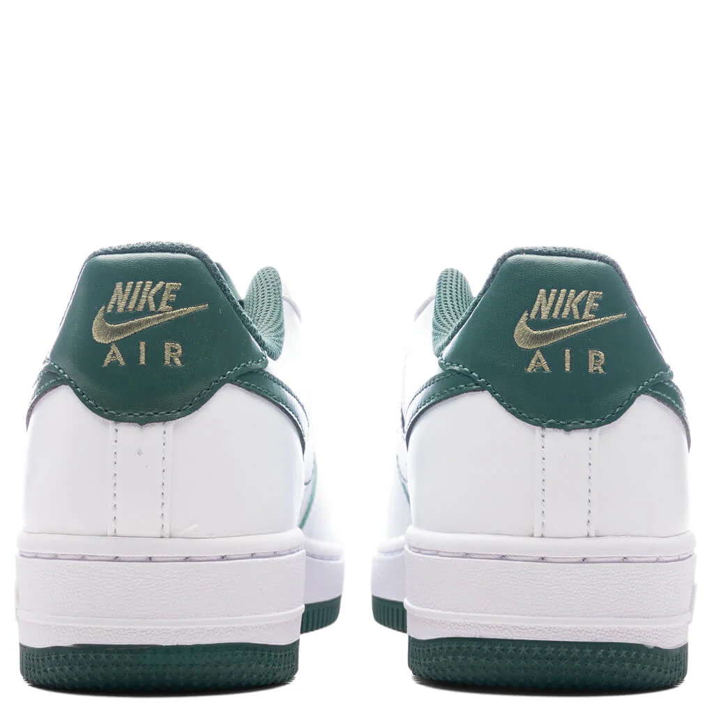 Air Force 1 (GS) - White/Vintage Green/Oil Green - Image 4