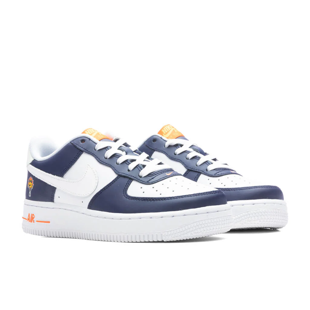 Air Force 1 Low LV8 BG (GS) - Midnight Navy/White/Blue Tint - Image 2