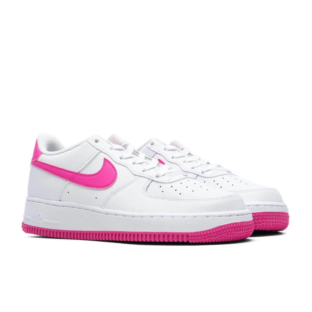 Air Force 1 LV8 2 (GS) - White/Laser Fuchsia - Image 2