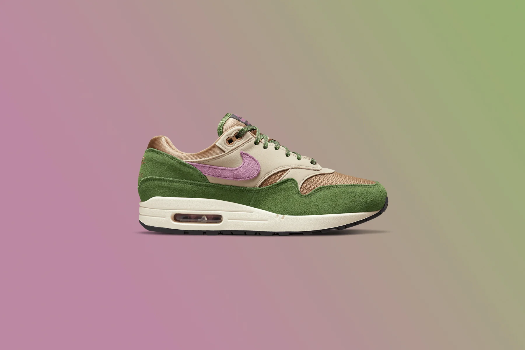 Air Max 1 NH - Treeline/Light Bordeaux/Dark Driftwood - Image 2