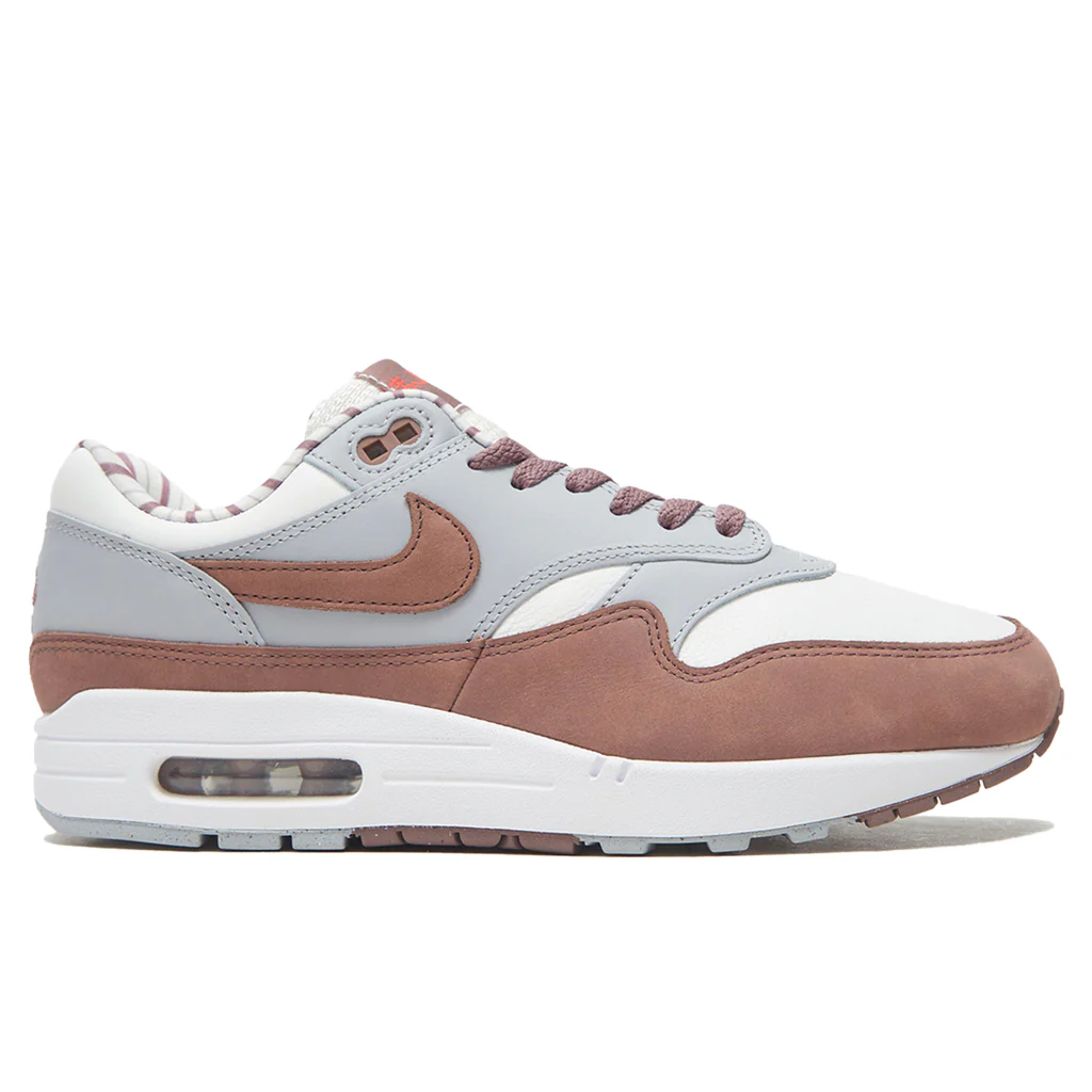 Air Max 1 Premium Shima Shima - Summit White/Plum Eclipse/Wolf Grey - Image 5