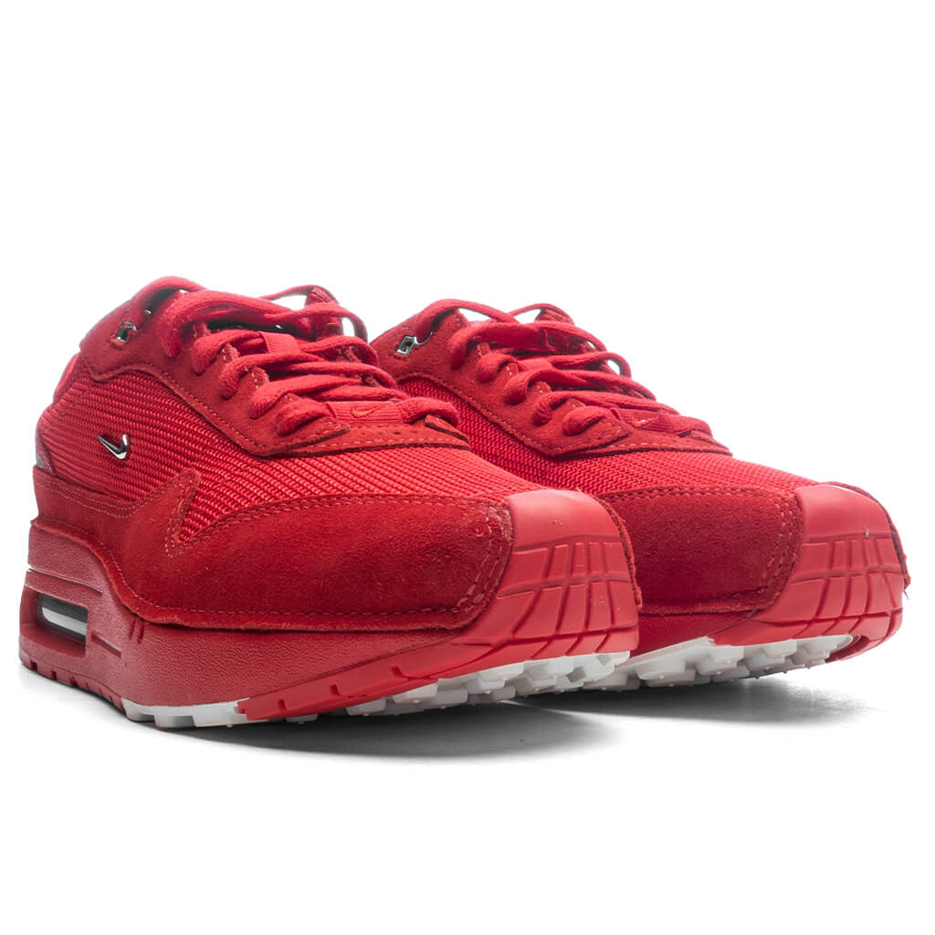 Women's Air Max 1 SP x Jacquemus - University Red/Metallic Silver - Image 2