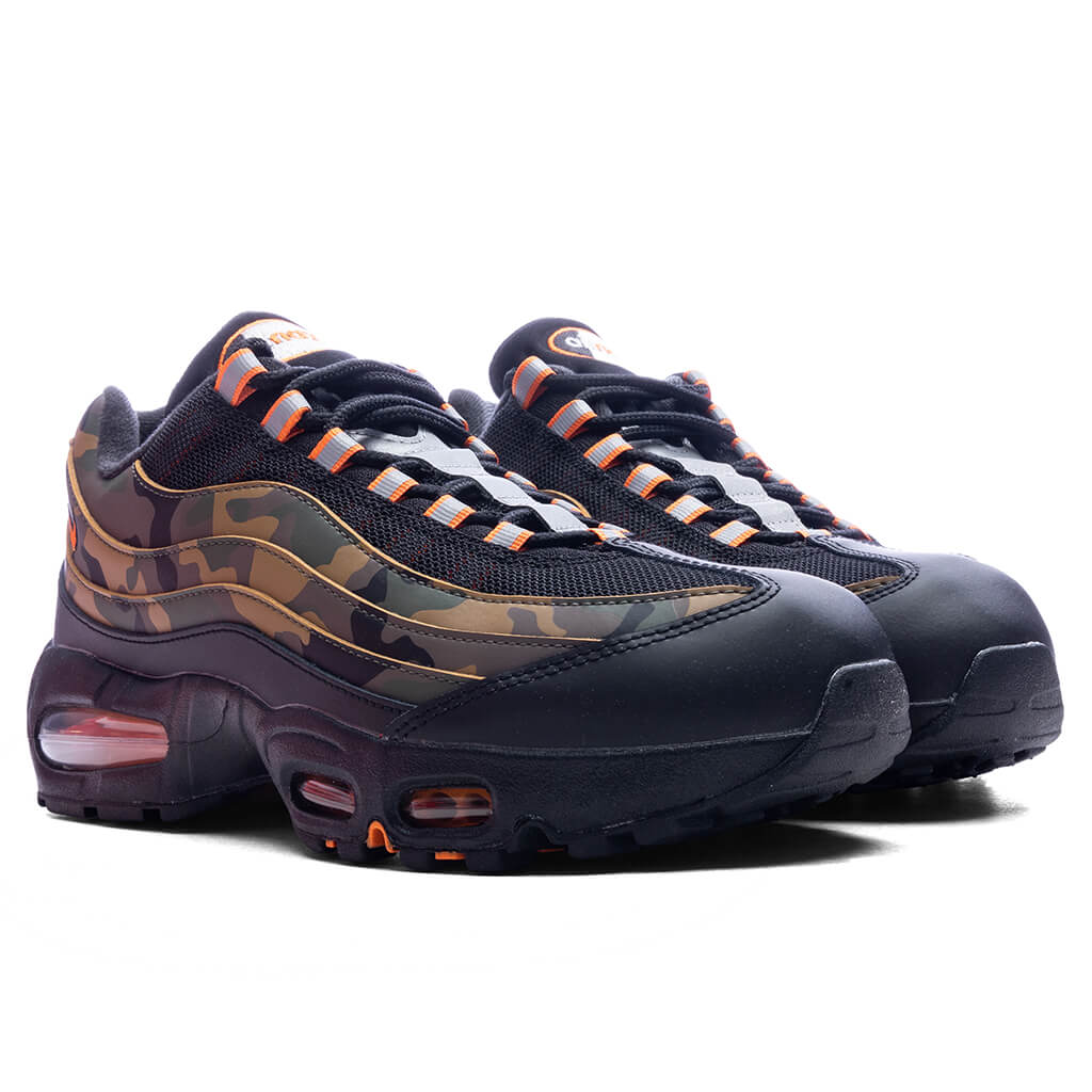 Air Max 95 - Black/Golden Beige/Safety Orange/Metallic Silver - Image 2