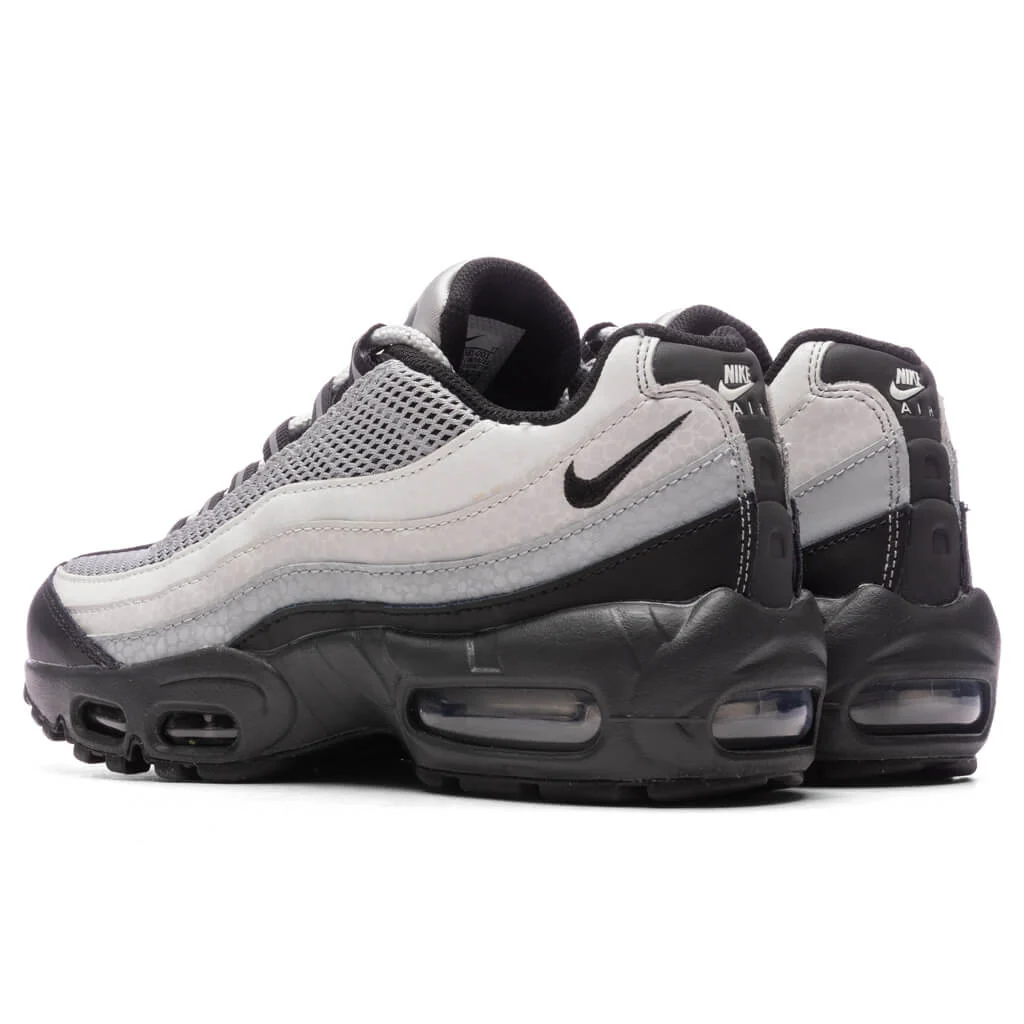 Women's Air Max 95 LX Reflective Safari - Light Smoke Grey/Black/Photon Dust - Image 3
