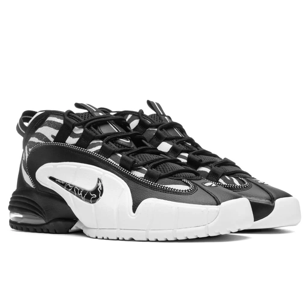 Air Max Penny Tiger Stripes - Black/Black/Vast Grey - Image 2