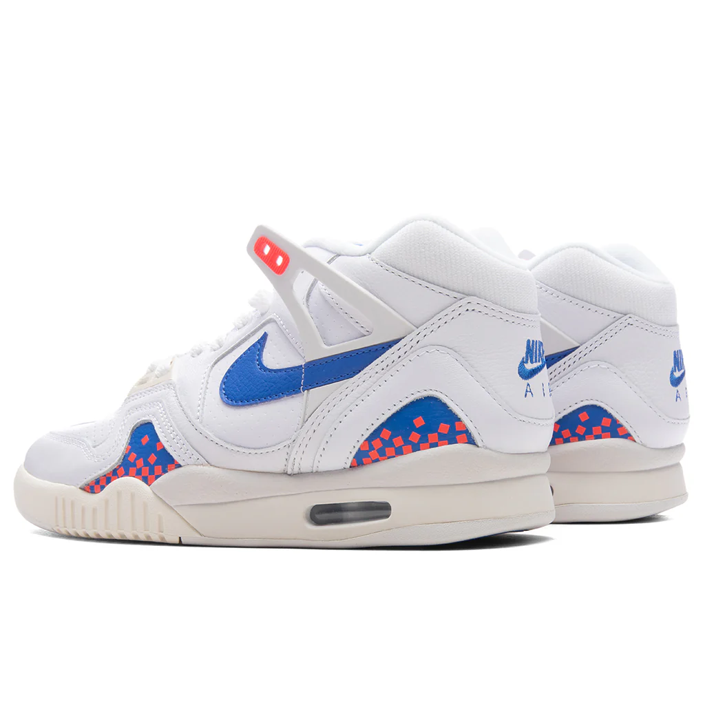 Air Tech Challenge 2 'Pixel Court' - White/Royal Blue/Laser Crimson - Image 3