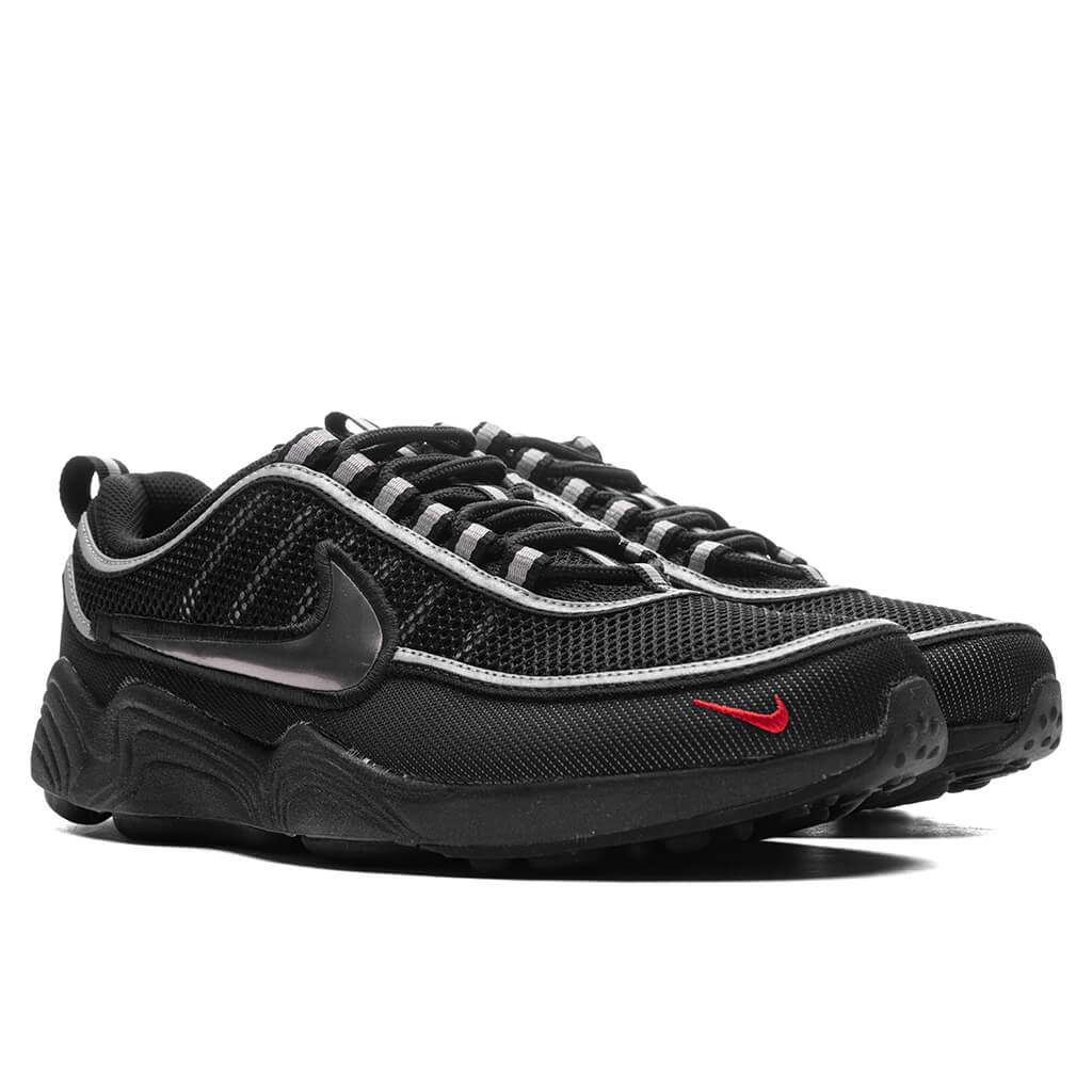 Air Zoom Spiridon SP - Black/Metallic Silver/Sport Red - Image 2