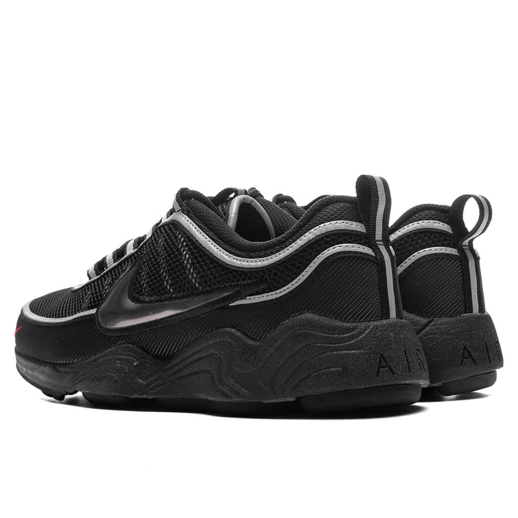 Air Zoom Spiridon SP - Black/Metallic Silver/Sport Red - Image 3