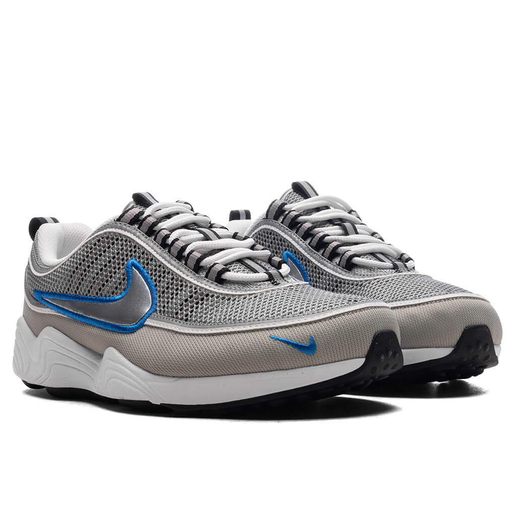 Air Zoom Spiridon SP - Metallic Silver/Signal Blue/White - Image 2