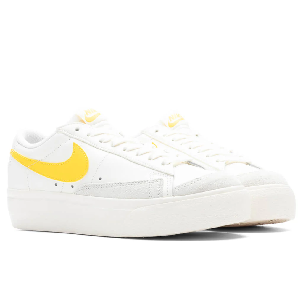 Women's Blazer Low Platform - Sail/Vivid Sulfur/Pale Ivory - Image 2