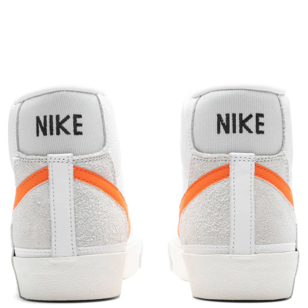 Blazer Mid Pro Club - White/Safety Orange/Sail - Image 4