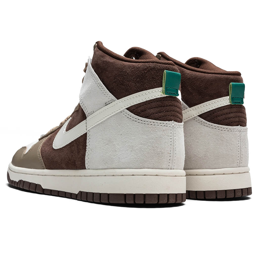 Dunk High Retro Premium 'Light Chocolate' - Sail/Khaki - Image 3