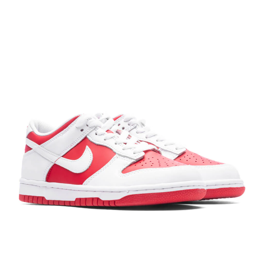 Dunk Low (GS) - University Red/White/Total Orange - Image 2