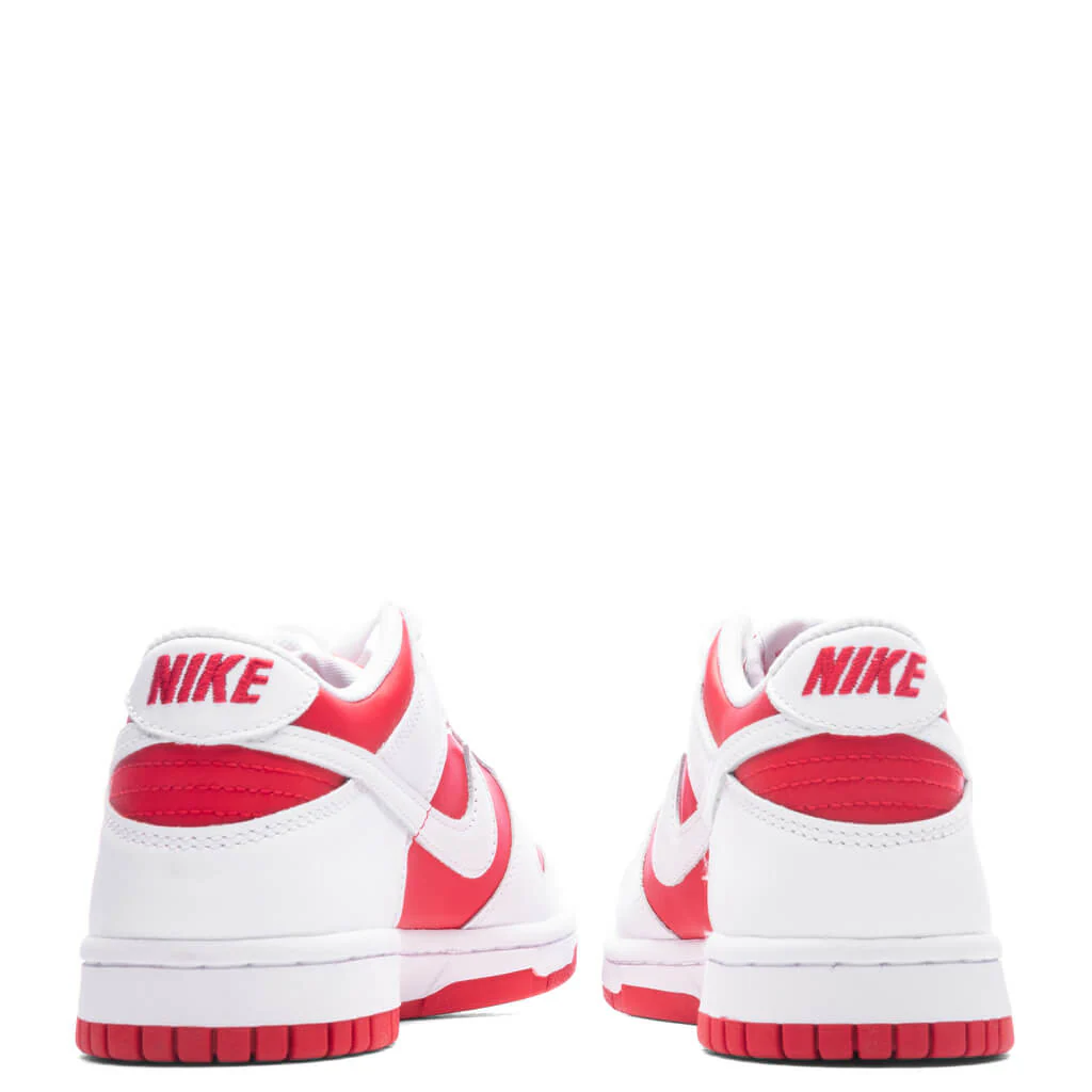 Dunk Low (GS) - University Red/White/Total Orange - Image 4