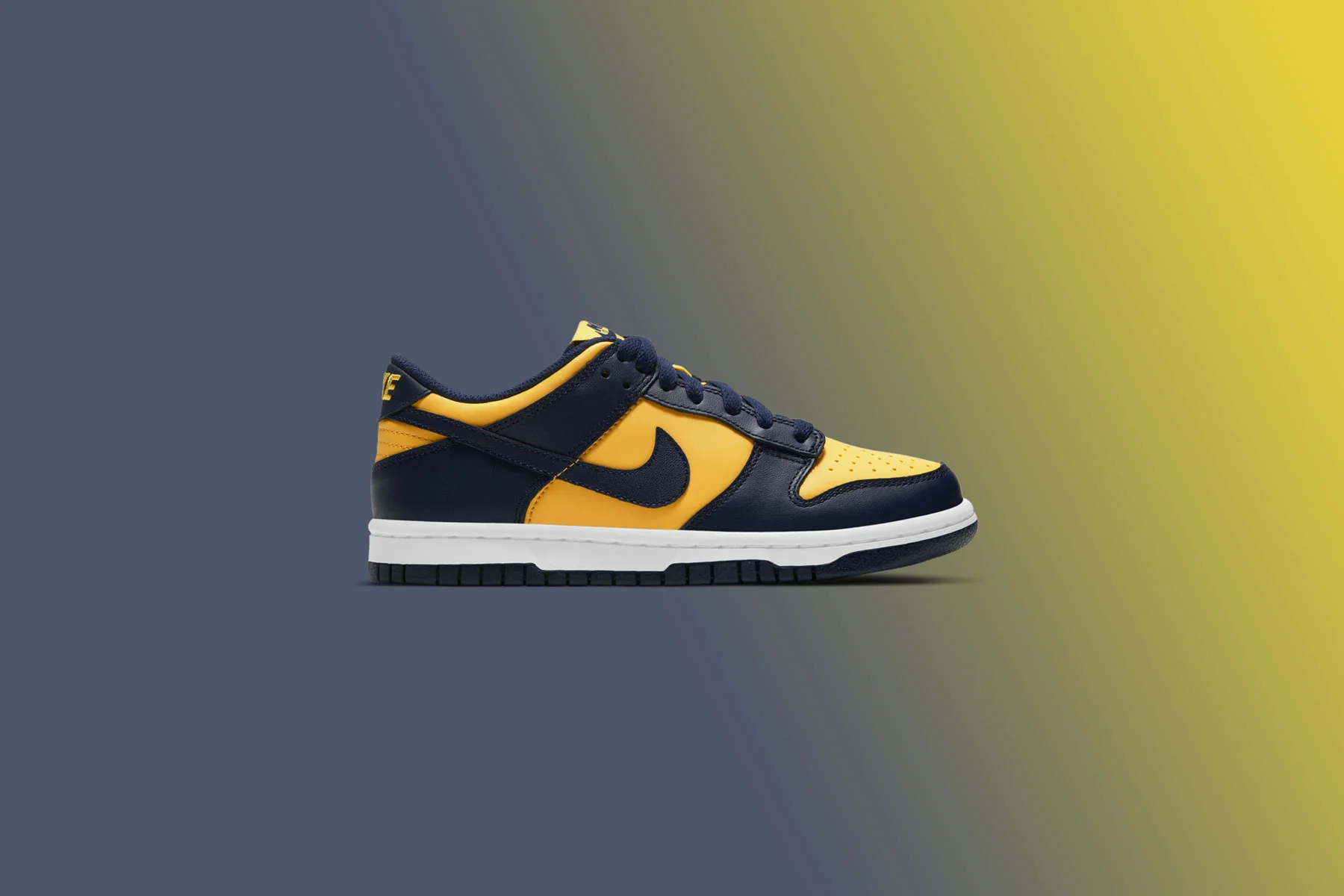Dunk Low (GS) - Varsity Maize/Midnight Navy - Image 6