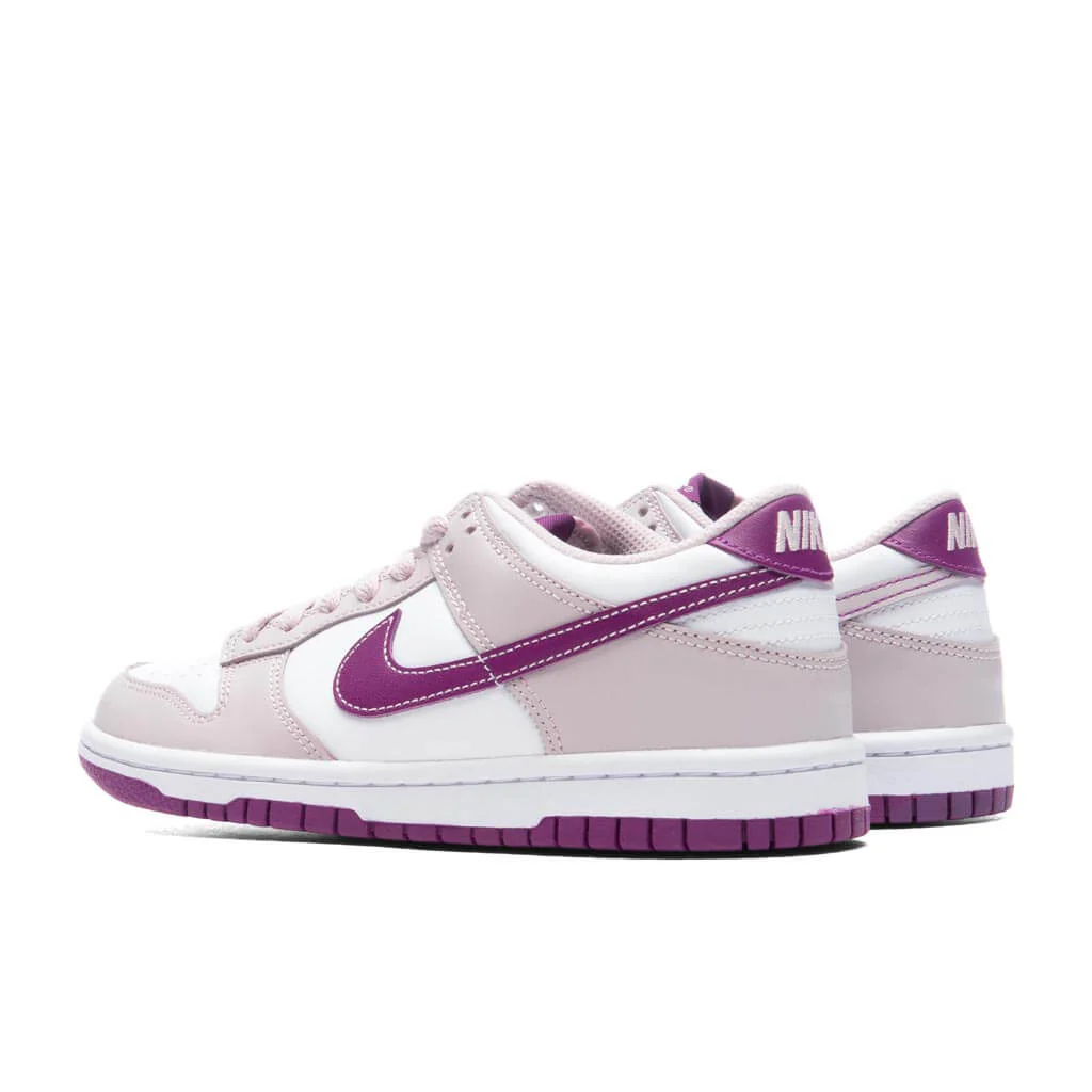 Dunk Low (GS) - White/Viotech/Platinum Violet - Image 3