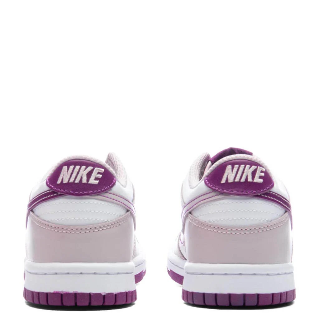 Dunk Low (GS) - White/Viotech/Platinum Violet - Image 4