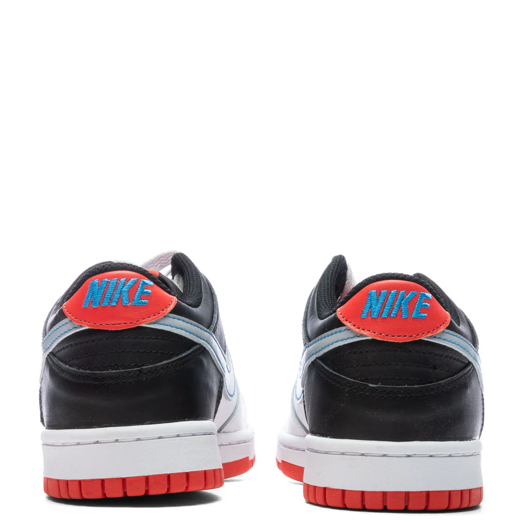 Dunk Low (GS) - White/Wolf Grey/Light Crimson - Image 4
