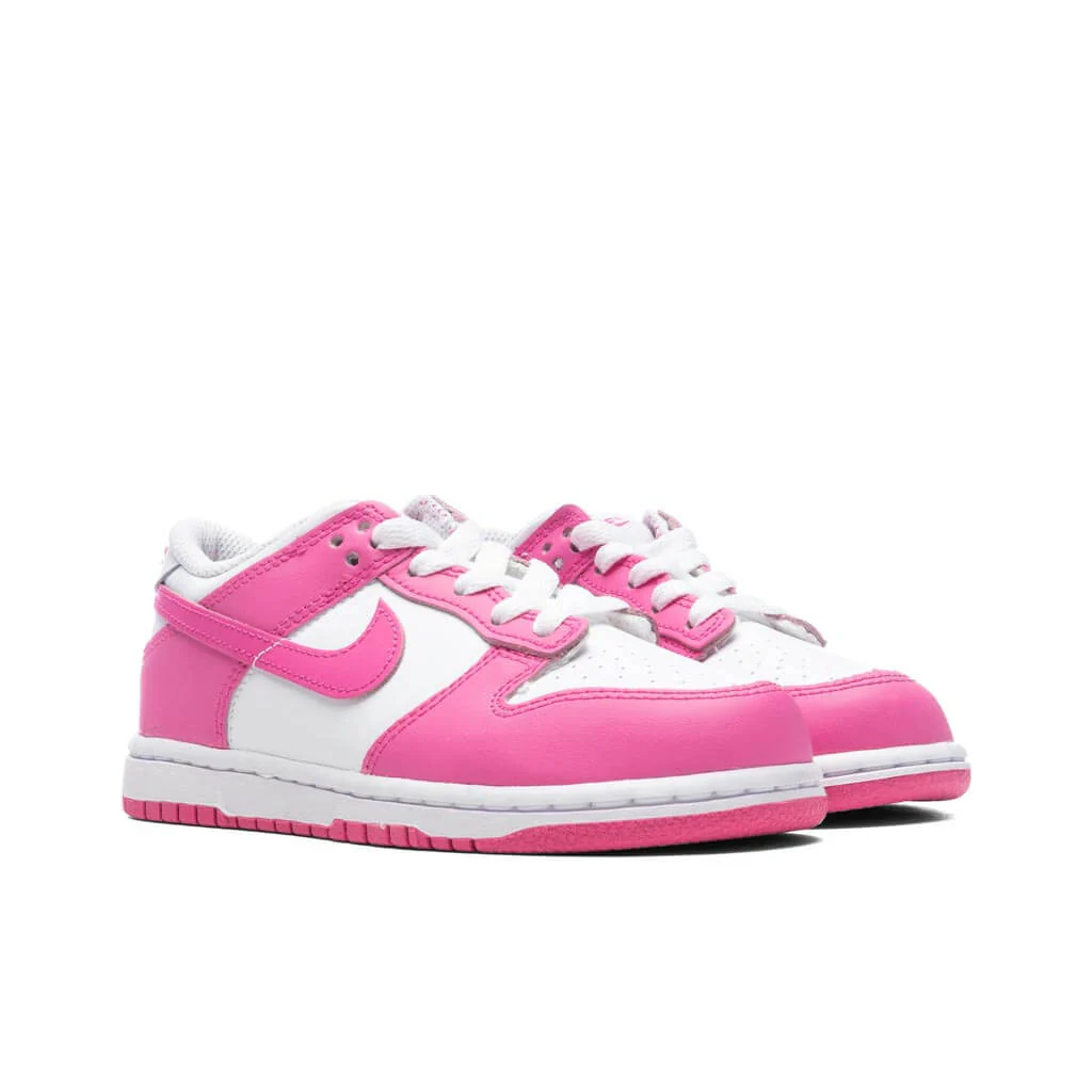 Dunk Low (PS) - White/Laser Fuchsia - Image 2