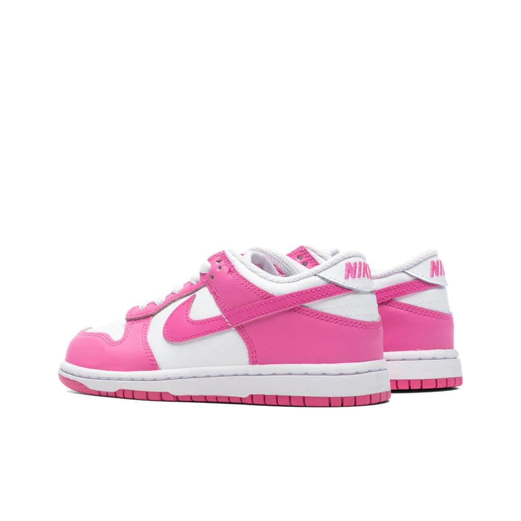 Dunk Low (PS) - White/Laser Fuchsia - Image 3