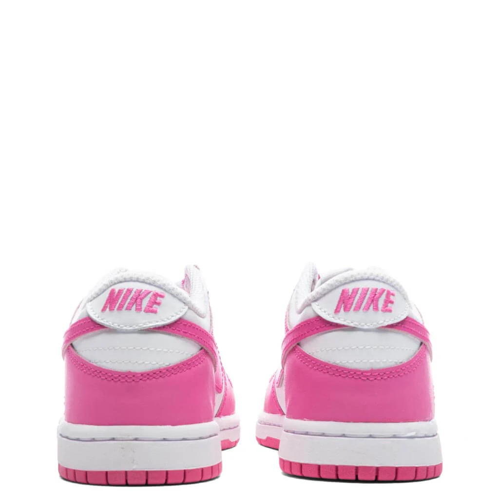 Dunk Low (PS) - White/Laser Fuchsia - Image 4