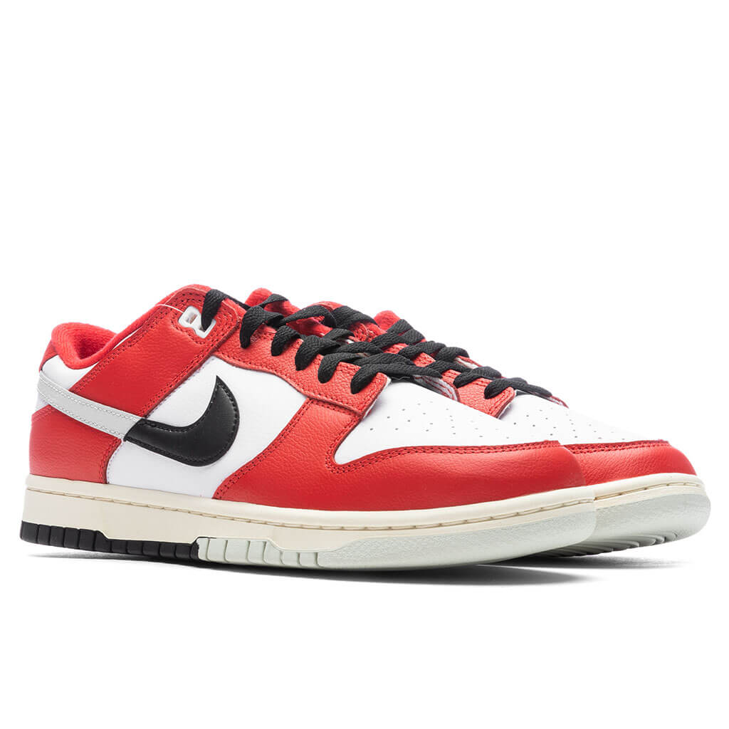 Dunk Low Retro Premium 'Chicago Split' - University Red/Black/Light Silver - Image 2