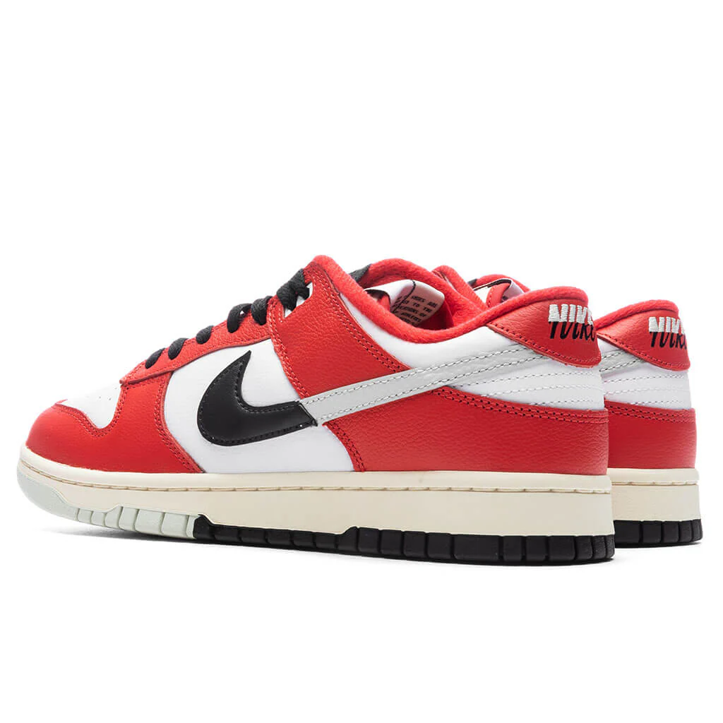Dunk Low Retro Premium 'Chicago Split' - University Red/Black/Light Silver - Image 3