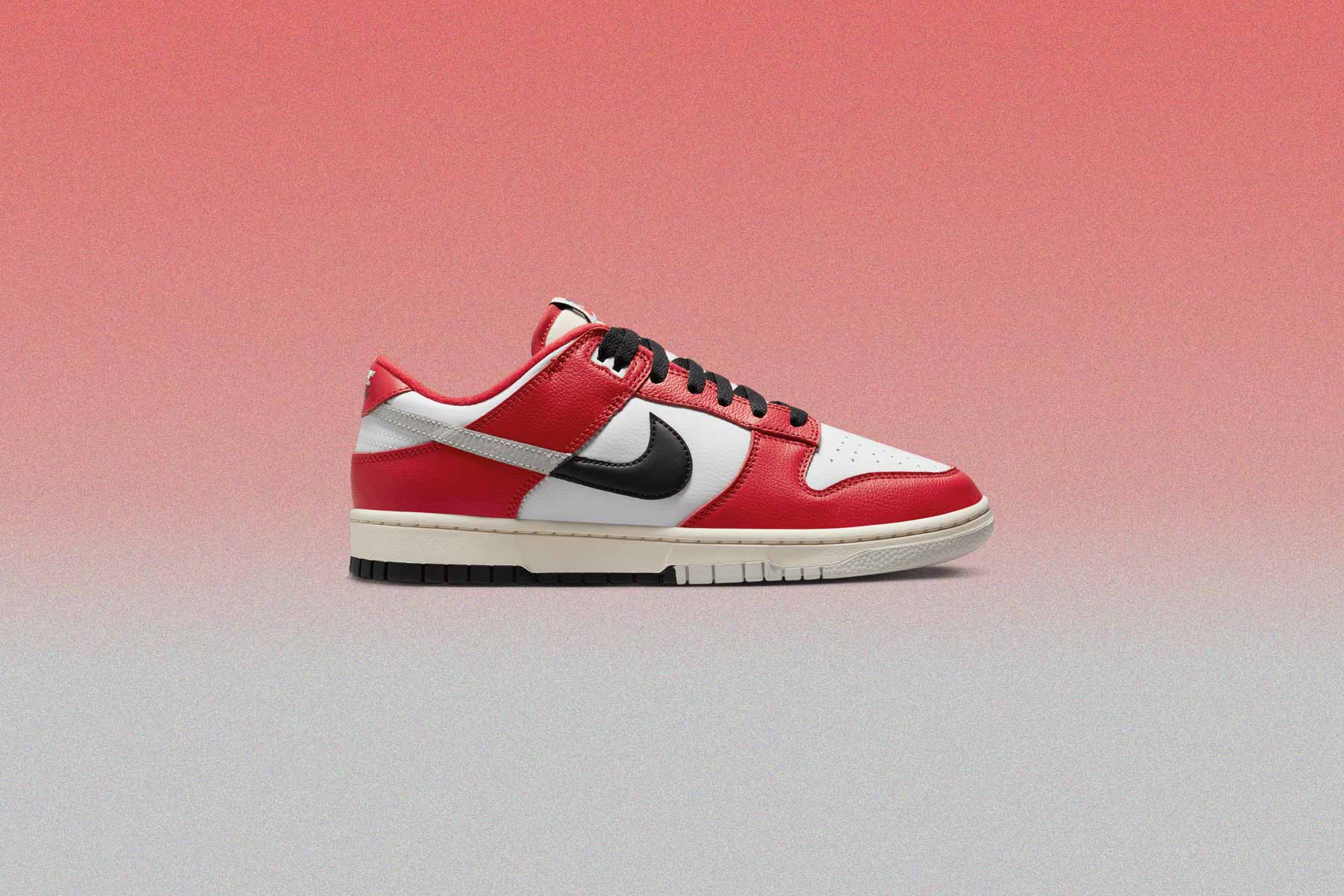 Dunk Low Retro Premium 'Chicago Split' - University Red/Black/Light Silver - Image 5