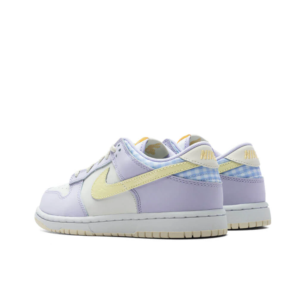 Dunk Low SE BP (PS) - Oxygen Purple/Citron Tint/Summit White - Image 3