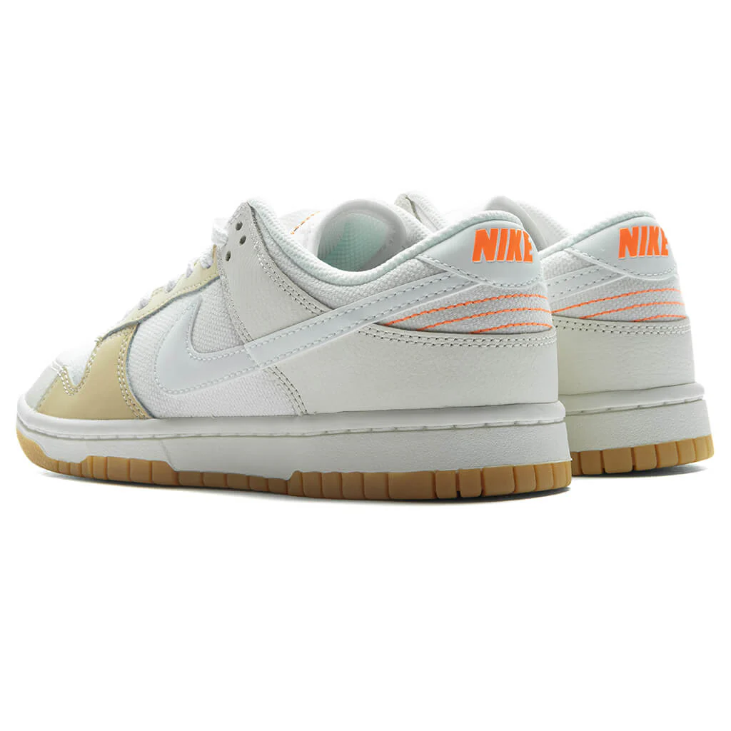 Dunk Low SE Patchwork - White/Sail/White - Image 3