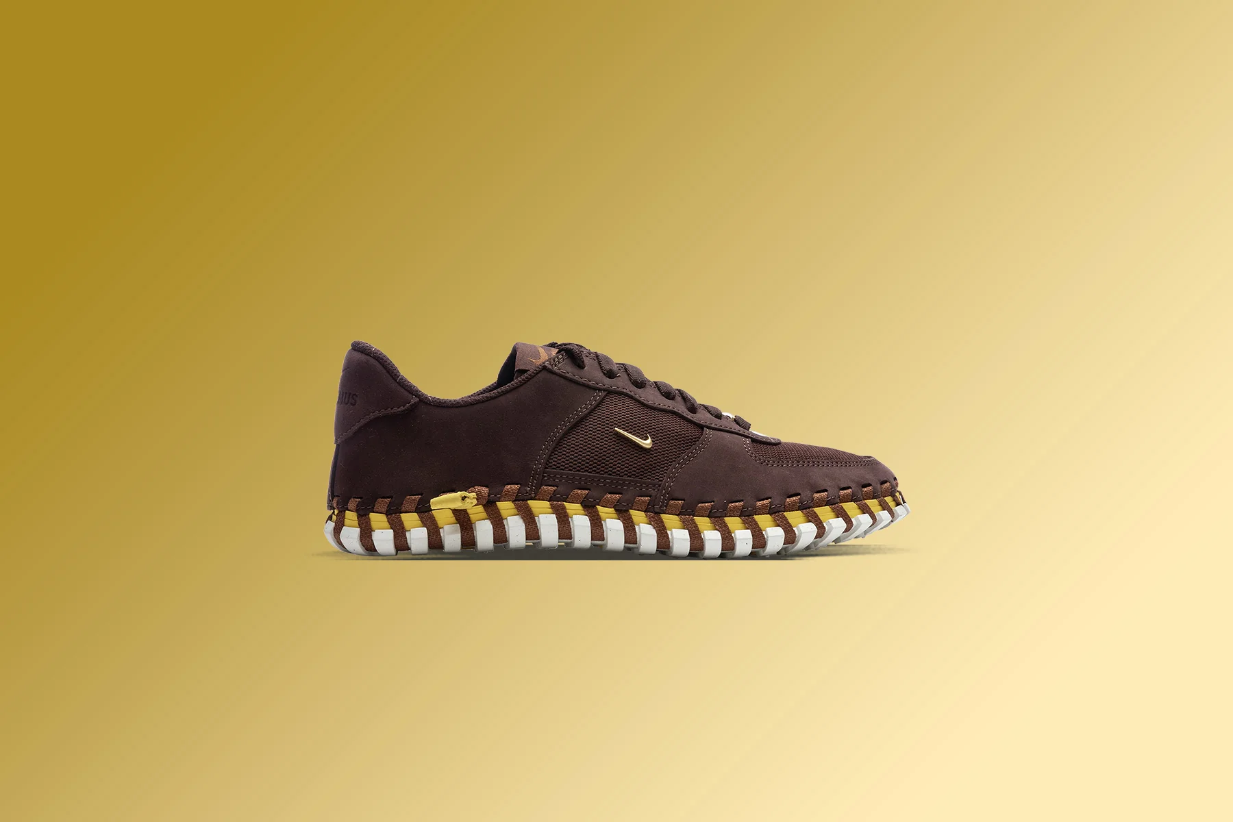 Nike x Jacquemus Force 1 Low LX SP - Earth/Metallic Gold/Blue Lightning - Image 5