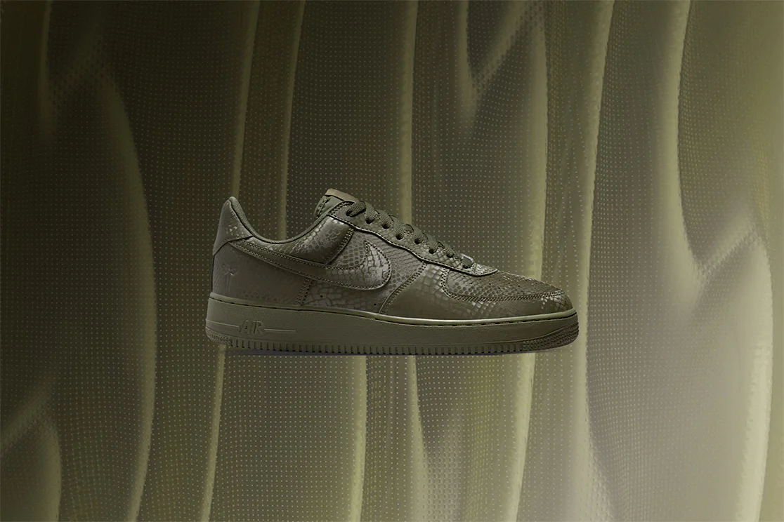 Nike x Kobe Bryant Air Force 1 Low 'Cargo Khaki' - Cargo Khaki/Cargo Khaki - Image 5