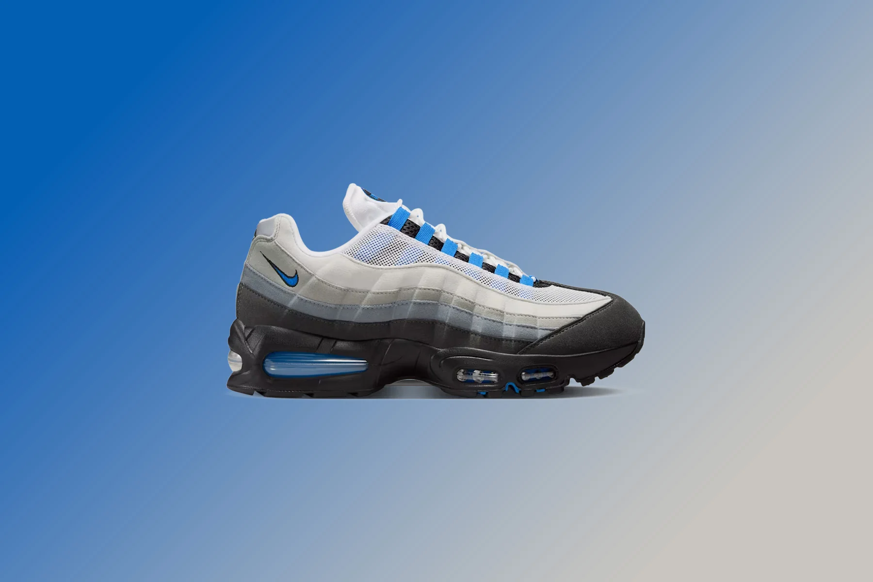 Air Max 95 Big Bubble 'Blue Spark' - White/Blue Spark/Neutral Grey - Image 5
