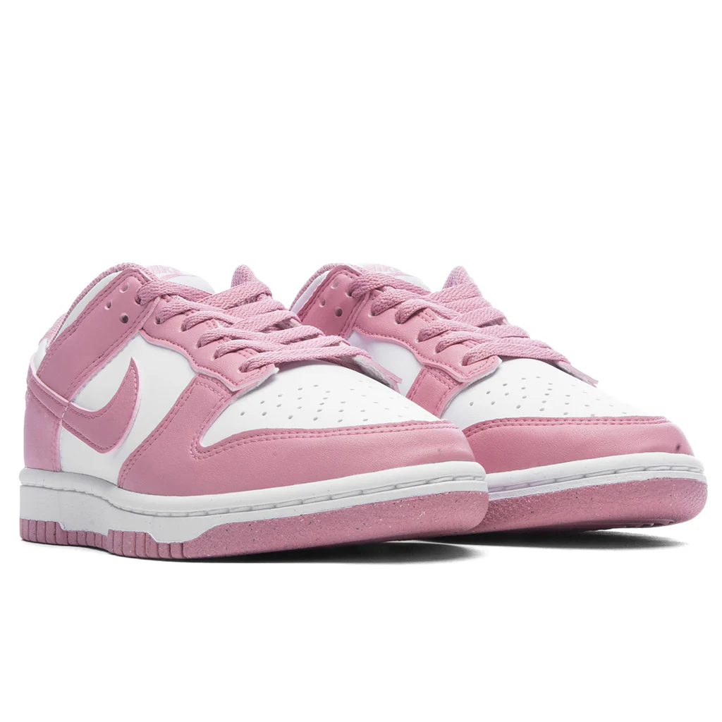 Women's Dunk Low - White/Elemental Pink - Image 2