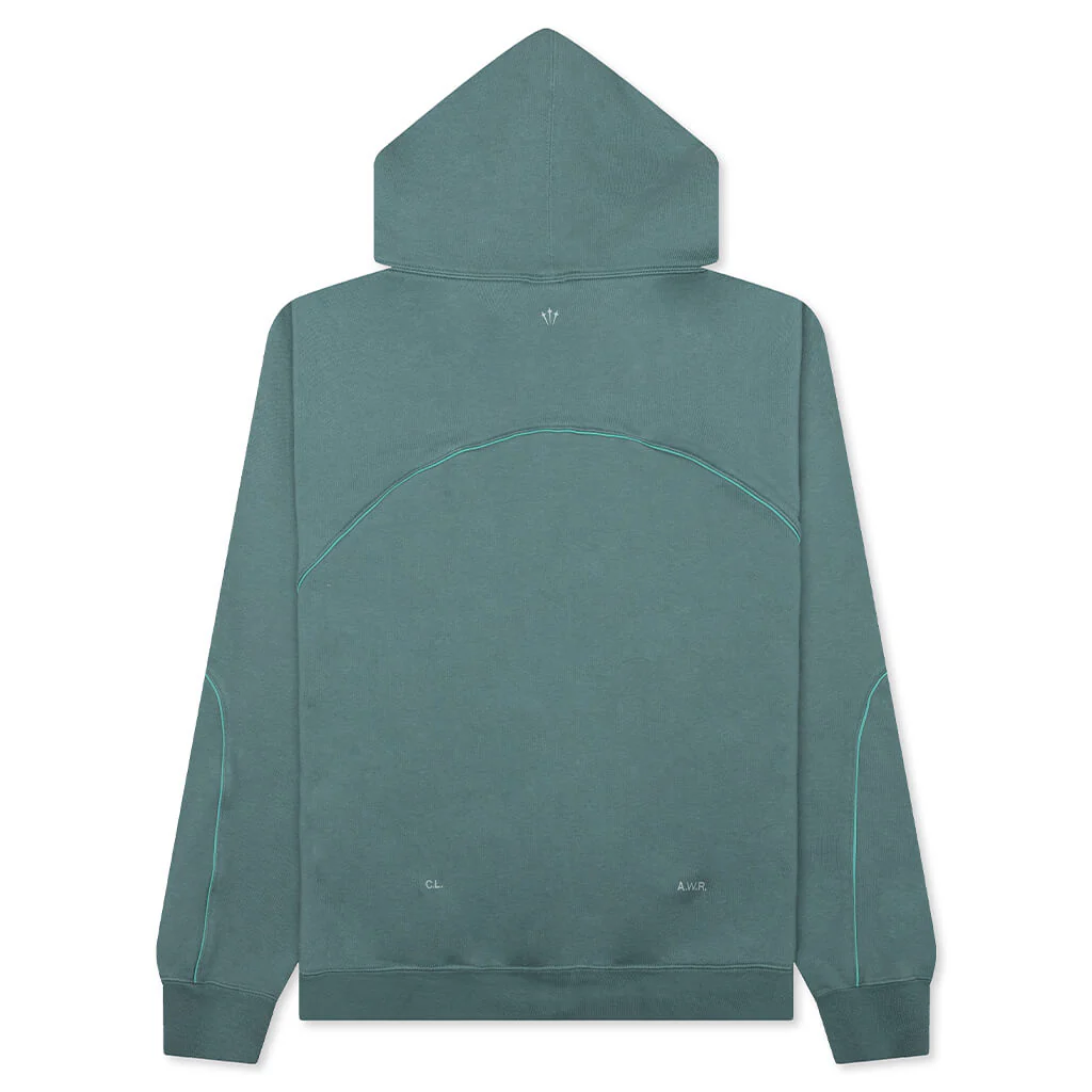 Nike x Nocta NRG Fleece Hoodie - Mineral Slate/Faded Spruce/Mica Green - Image 2