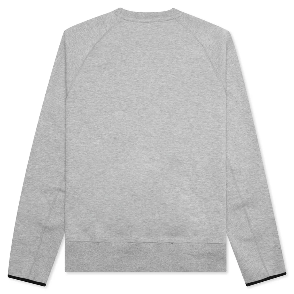 Tech Fleece Crew - Dark Grey Heather/Black - Image 2