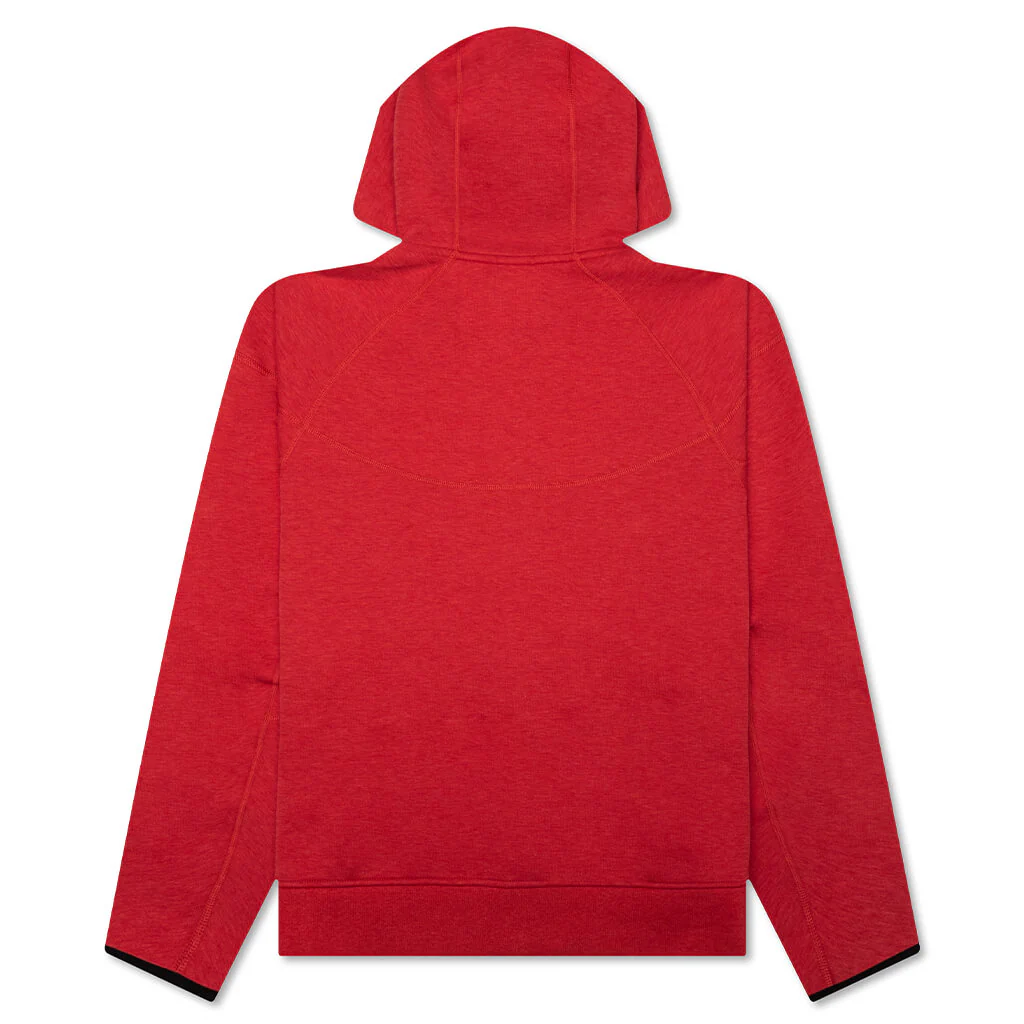Sportswear Tech Fleece Windrunner Full Zip Hoodie - Light University Red Heather/Black - Image 2