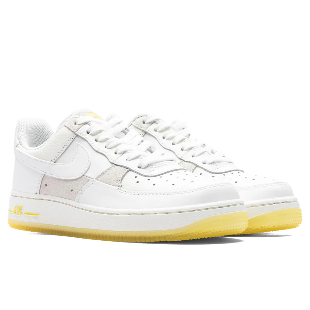 Women's Air Force 1 '07 Low - Summit White/White/Opti Yellow - Image 2