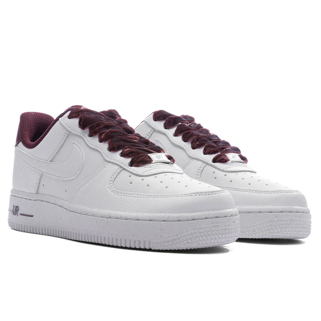 Women's Air Force 1 '07 Vintage - Burgundy Crush/White/Pale Ivory - Image 2