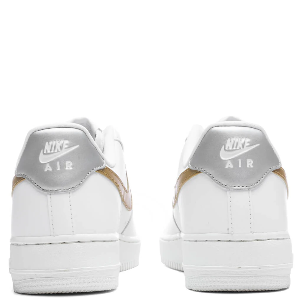 Women's Air Force 1 '07 - White/Metallic Gold/Metallic Silver - Image 4