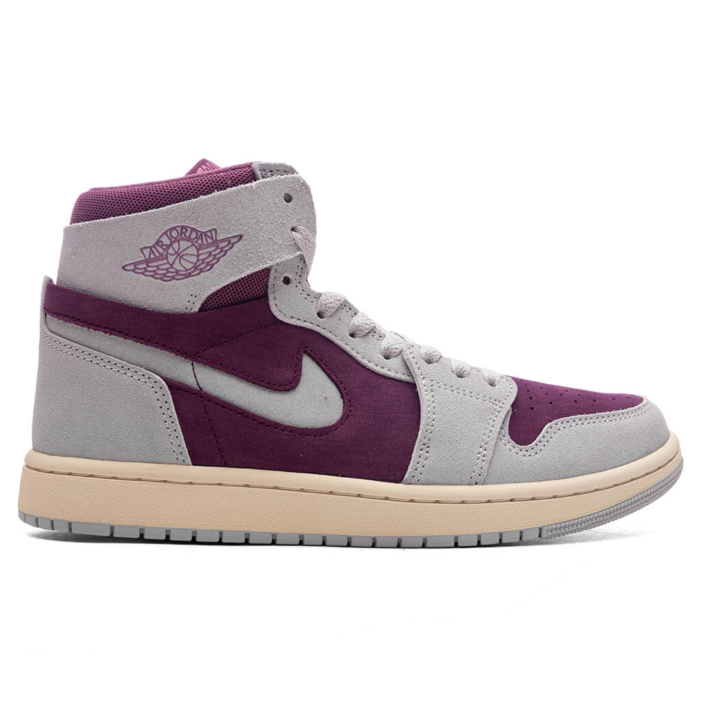 Women's Air Jordan 1 Zoom CMFT 2 - Bordeaux/Neutral Grey/Light Bordeaux