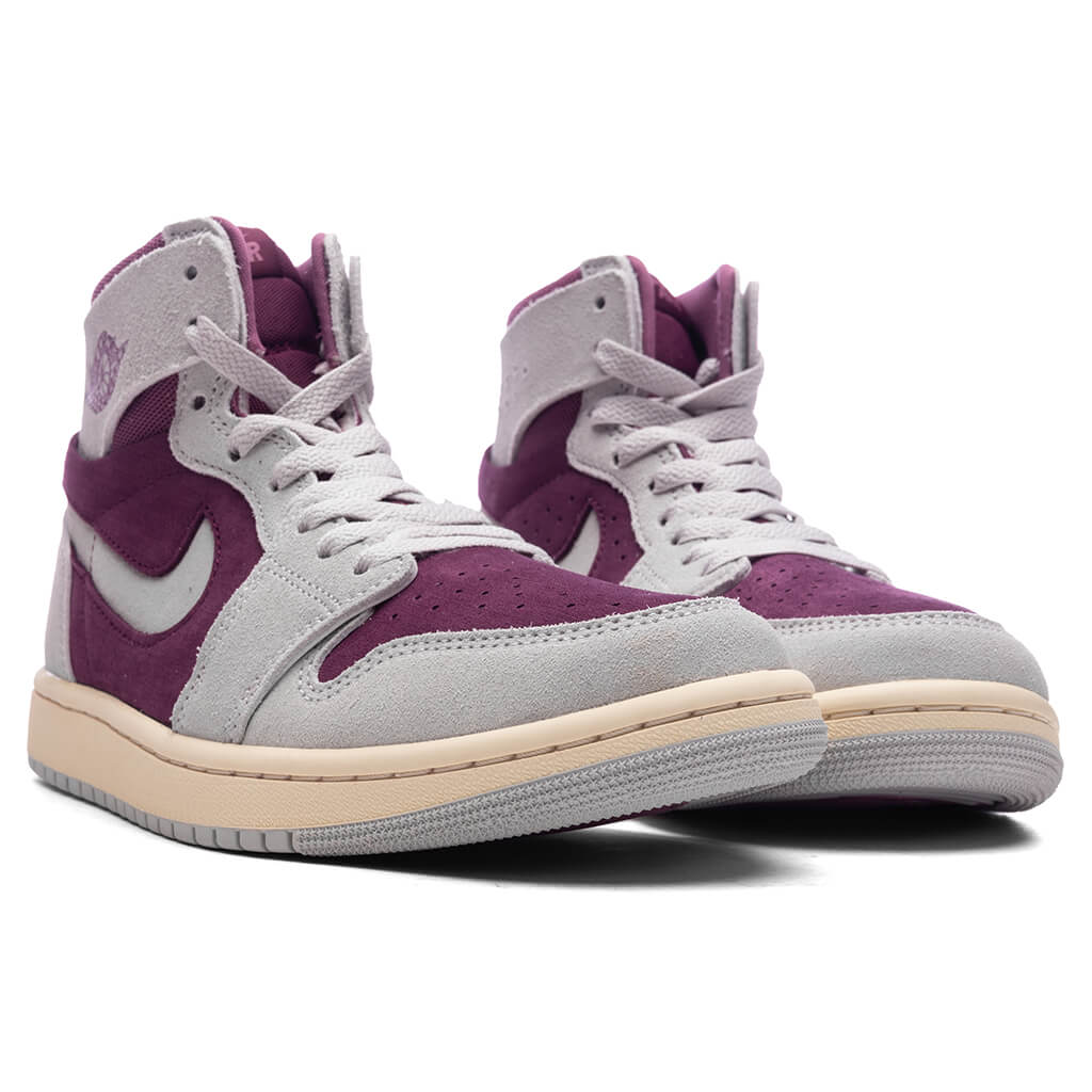Women's Air Jordan 1 Zoom CMFT 2 - Bordeaux/Neutral Grey/Light Bordeaux - Image 2