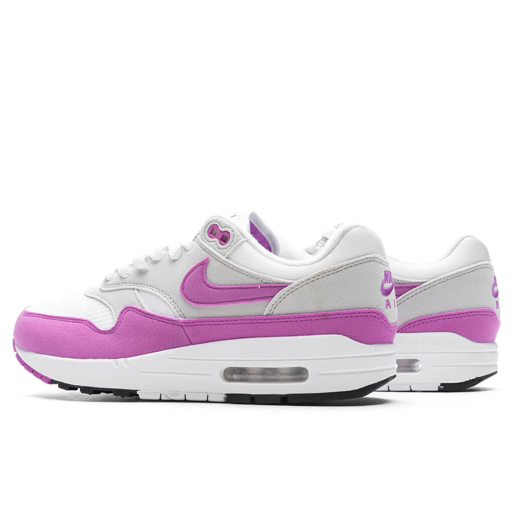 Women's Air Max 1 '87 - Neutral Grey/Fuchsia Dream/White - Image 3