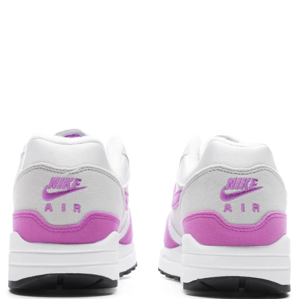 Women's Air Max 1 '87 - Neutral Grey/Fuchsia Dream/White - Image 4