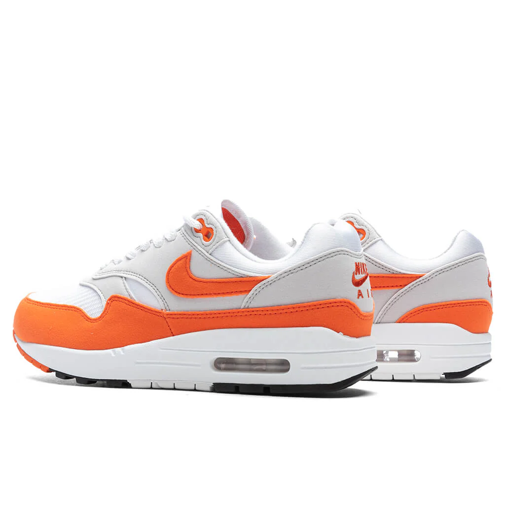 Women's Air Max 1 '87 'Safety Orange' - Neutral Grey/Safety Orange/White - Image 3