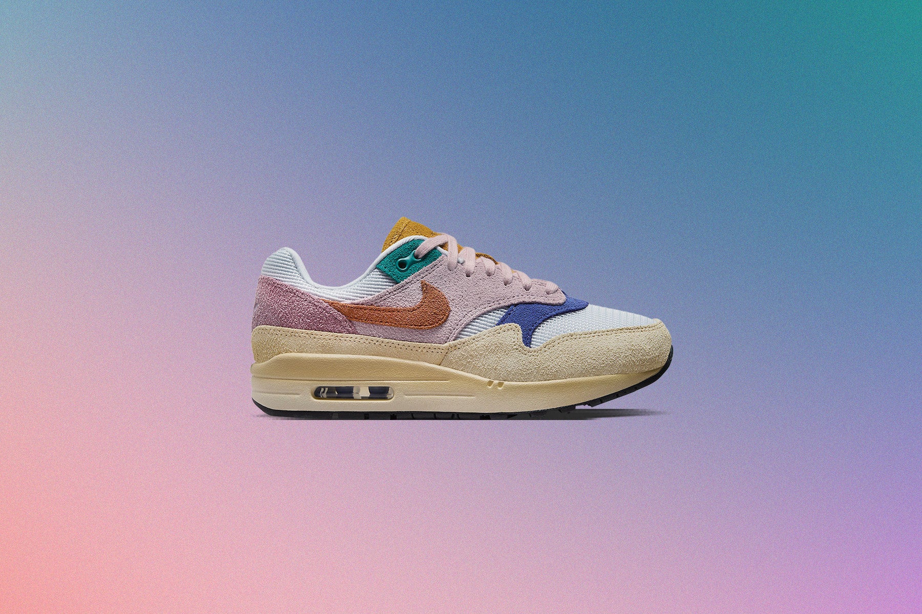 Women's Air Max 1 '87 PRM 'Tan Lines' - Grain/Rugged Orange/Plum Fog/Violet Dust - Image 2