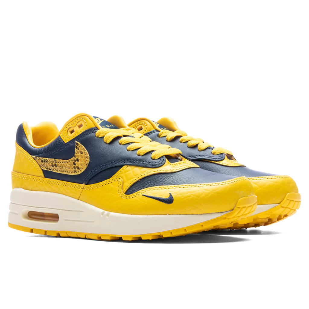 Women's Air Max 1 PRM - Midnight Navy/Varsity Maize - Image 2