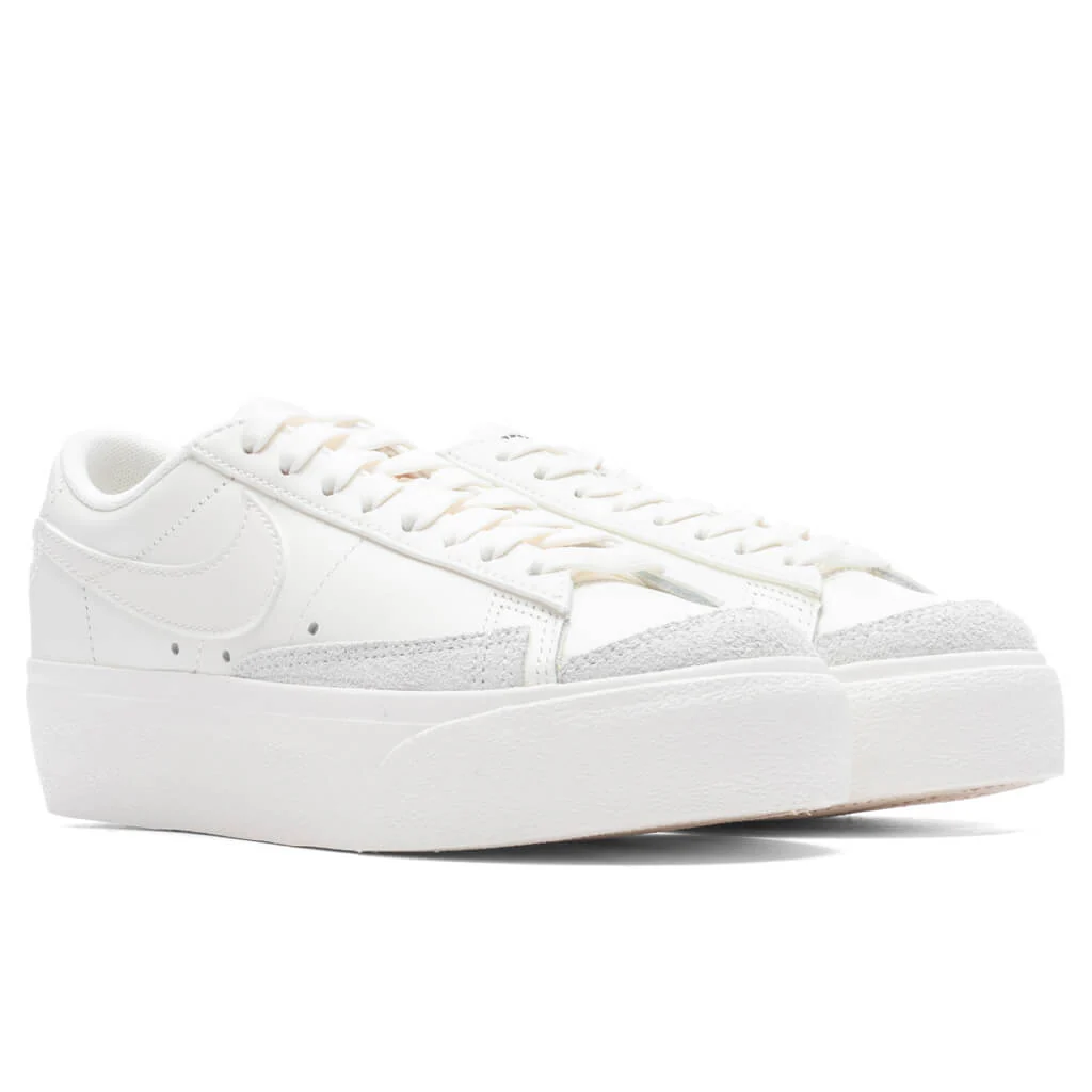 Women's Blazer Low Platform - Sail/Sail/Black - Image 2