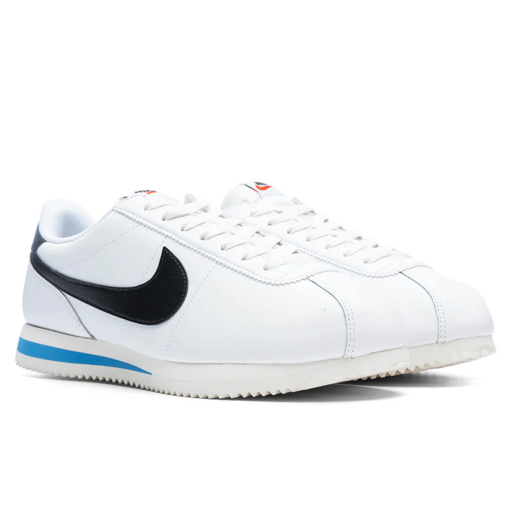 Women's Cortez - White/Black/Light Photo Blue - Image 2